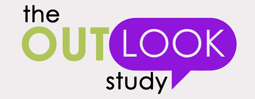 A logo that says the OUTLOOK study