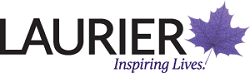 laurier logo in purple