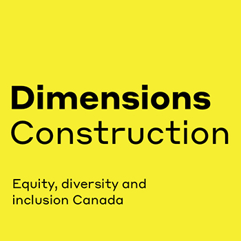graphic showing Dimensions Construction