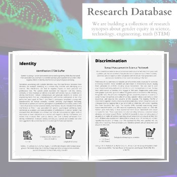 Research database page example 