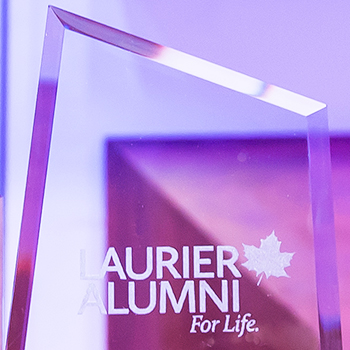 Spotlight story image pertaining to picture of laurier alumni sign